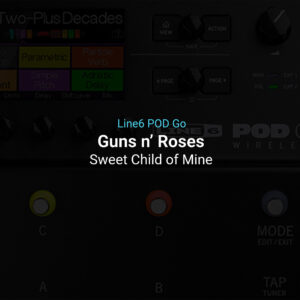 Guns N' Roses - Sweet Child O' Mine  (Line6 POD Go)