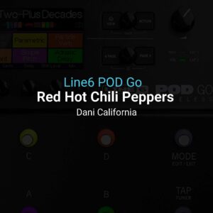 Red Hot Chili Peppers - Dani California (Line6 POD Go)