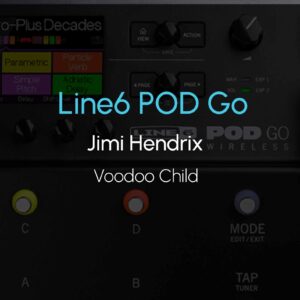 Jimi Hendrix-Voodoo Child  (Line6 POD GO)